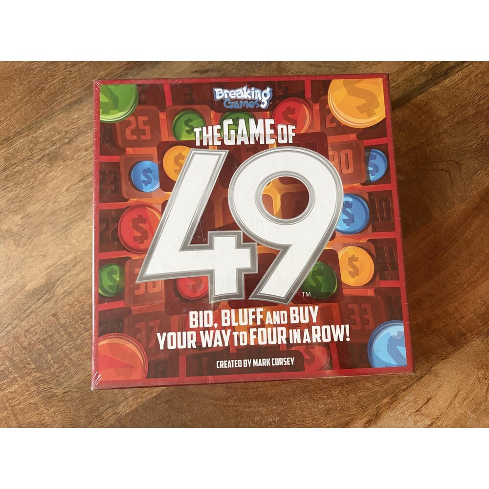 Breaking Games The Game Of 49 Board Game Ages 10+ 2-5 Players Family New Sealed